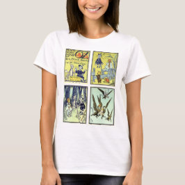 Vintage Trollkarlen från Oz, 4 sagoscener Tee