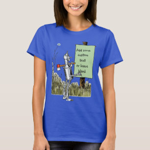 Vintage Trollkarlen från Oz, Bleckman läser skylt T Shirt