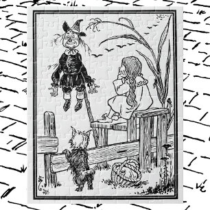 Vintage Trollkarlen från Oz, Dorothy Toto möter Få Pussel