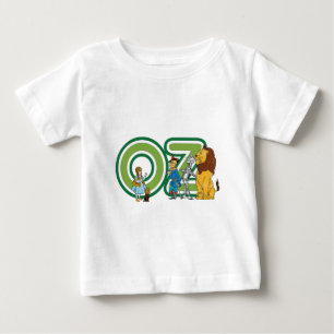 Vintage Trollkarlen från Oz-figurer och textbokstä Tröja