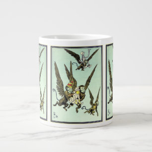 Vintage Trollkarlen från Oz, Flygande apor med Dor Jumbo Mugg