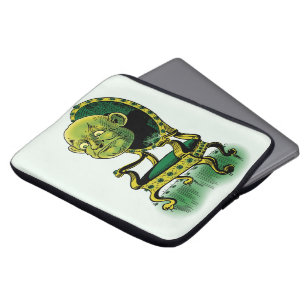 Vintage Trollkarlen från Oz, grinig trollkarl på s Laptop Sleeve