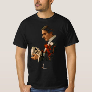 Vintage trollkarlen, Thurston håller en mänsklig s T Shirt