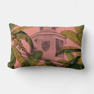 Vintage Tropical Bahamas Lumbar Cushion Lumbarkudde