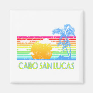 Vintage Tropical Cabo San Lucas Magnet