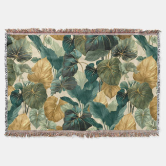 vintage tropical leaf pattern aesthetic filt