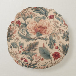 Vintage Tropical Rund Kudde
