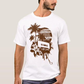 Vintage Tropisk Paradis Kassettband Retro Desi T Shirt