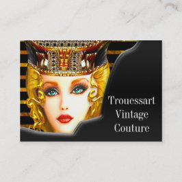 Vintage Trouessart 3,5 x 2,5 tum Visitkort
