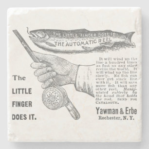 Vintage Trout Fishing and Circa 1890's Stenunderlägg
