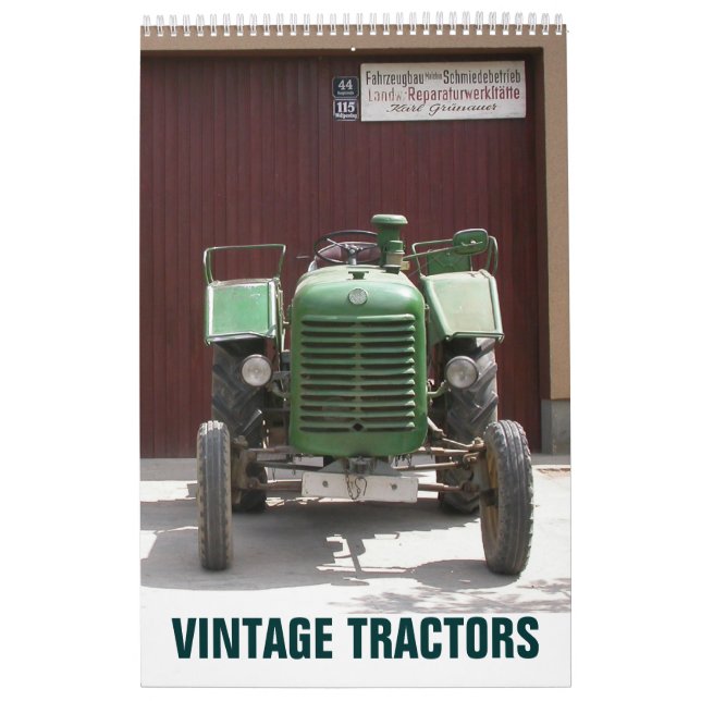Vintage Trtors 2025 Traktor Kalender (Omslag)