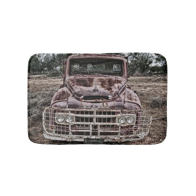 Vintage Truck Austin Badrumsmatta (Framsidan)