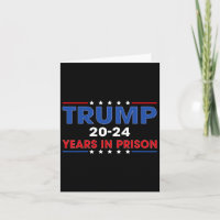 Vintage Trump 20-24 år i fängelset - funny antitru