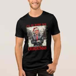Vintage Trump Jag kommer att vara hemma till jul 2 T Shirt