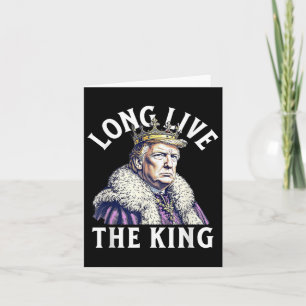 Vintage Trump Long Live The Kung American Patrioti Kort