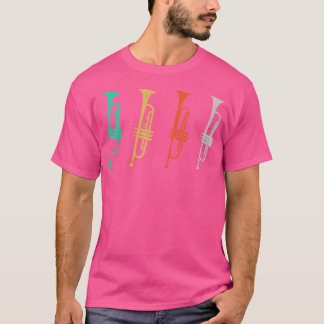 Vintage Trumpet - Retro Marching Band Shirt Gift T