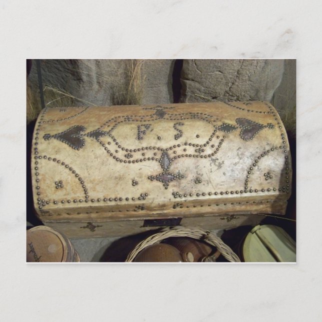 Vintage Trunk Vykort (Framsida)
