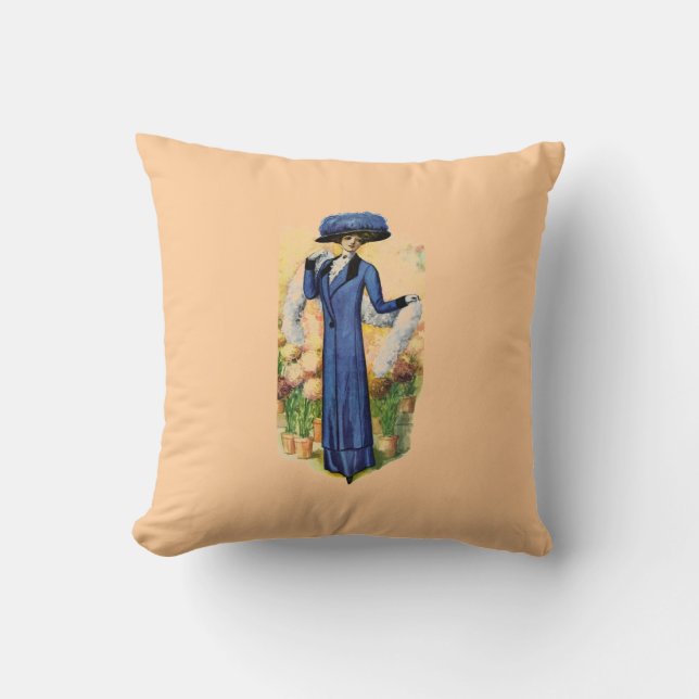 Vintage - Trycköppning Kudde (Framsida)