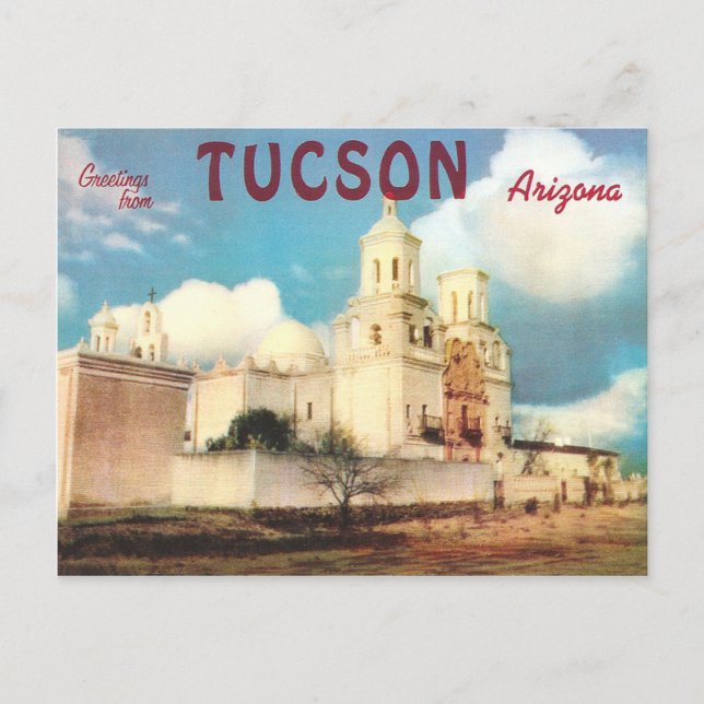Vintage Tucson Vykort (Framsida)