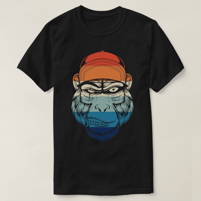 Vintage Tuff Gorilla T Shirt (Design framsida)
