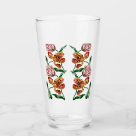 Vintage Tulip Botanical Illustration Glaskopp