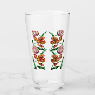 Vintage Tulip Botanical Illustration Glaskopp