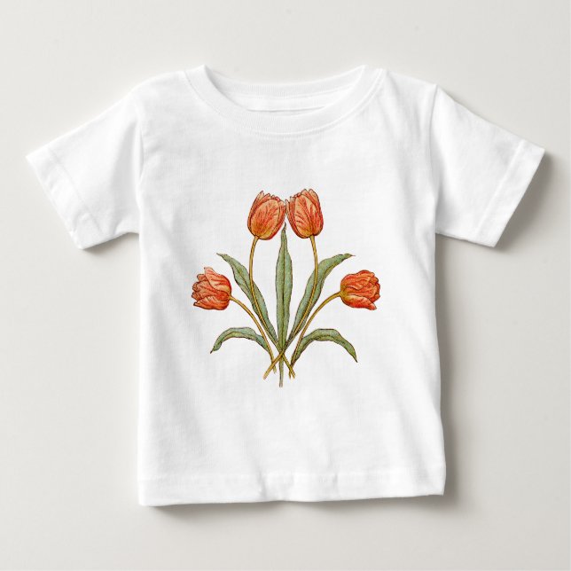 Vintage Tulip Morris Målningssamling Tröja (Framsida)