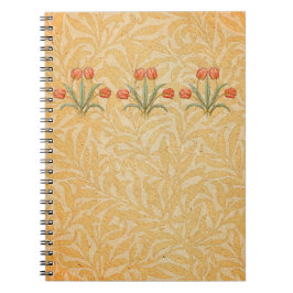 Vintage Tulip Morris Painting Collection Anteckningsbok Med Spiral