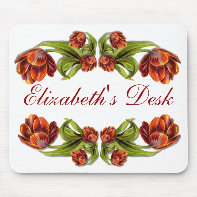 VINTAGE TULIP ~ Mousepad Musmatta (Framsidan)
