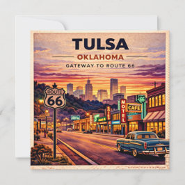 Vintage Tulsa Oklahoma Route 66 Resescen