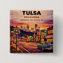 Vintage Tulsa Oklahoma Route 66 Resescen