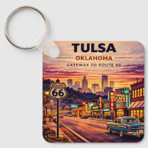 Vintage Tulsa Oklahoma Route 66 Resescen