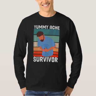 Vintage Tummy Ache överlevare magont IBS män T Shirt