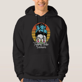 Vintage Tummy Ache Survivor My Stomach Hurts 1 Hoodie