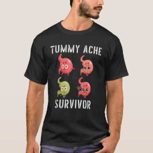 Vintage Tummy Ache Survivor T Shirt