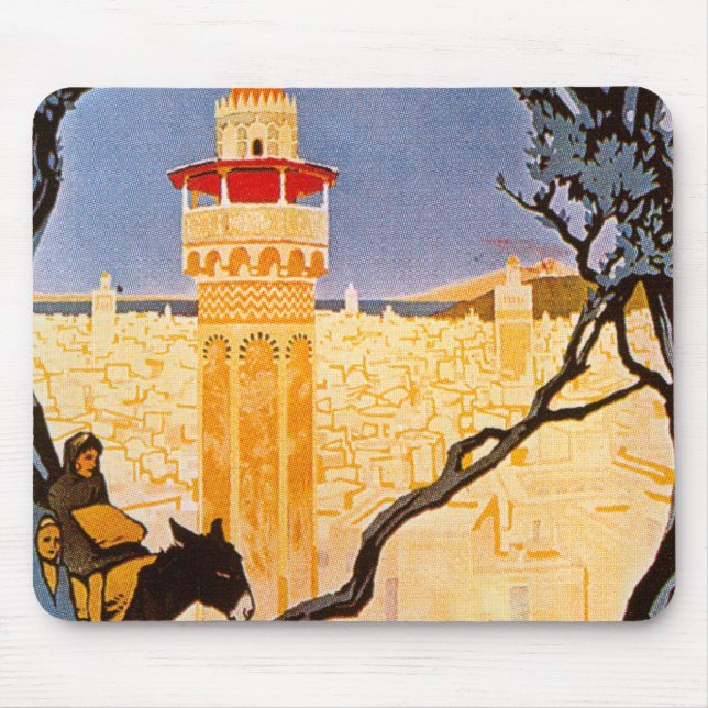 Vintage Tunis Mousepad Musmatta (Framsidan)