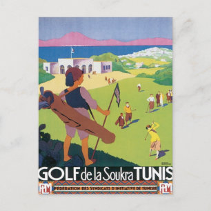 Vintage Tunis Tunisien Vykort