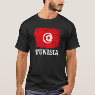 Vintage Tunisia Flag For Tunisian T Shirt