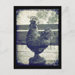 Vintage Tupp av glas Vykort