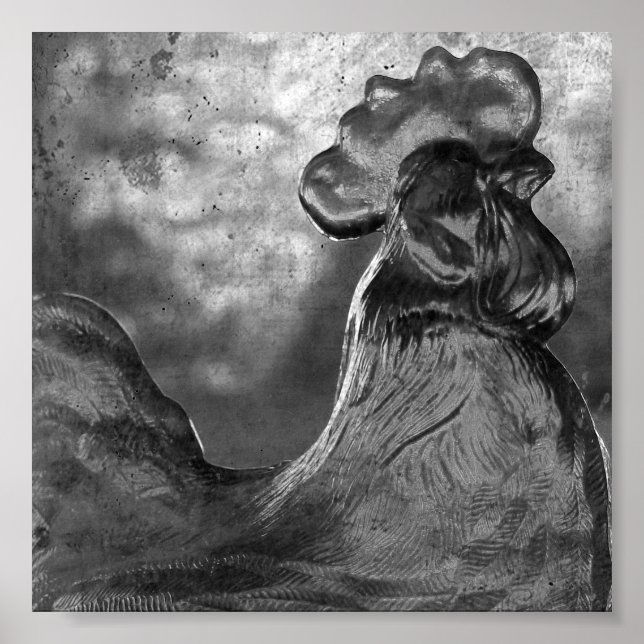 Vintage Tupp av Poster glas (Framsidan)