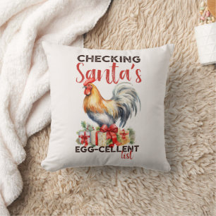 Vintage Tupp Checking Santa's List-jul Kudde