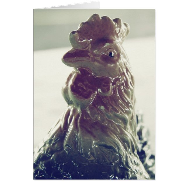 Vintage Tupp Hälsningskort (Framsidan)