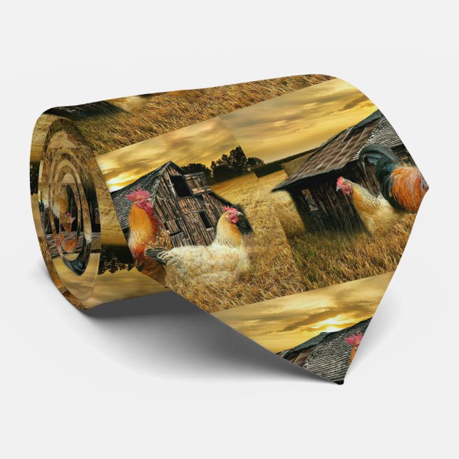 Vintage Tupp Hens Rustic Barn Coop Slips (Rullad)