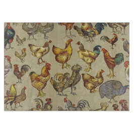 Vintage Tupp Kycklingmönster: Farmhouse Art