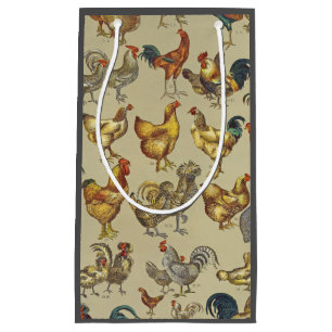 Vintage Tupp Kycklingmönster: Farmhouse Art