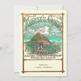 Vintage Turistguide till Penzance Travel Kort