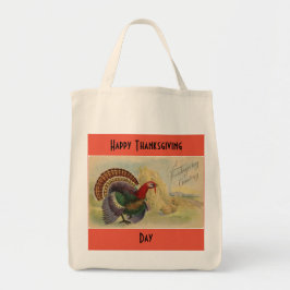 Vintage Turkey Tote Bag Tygkasse
