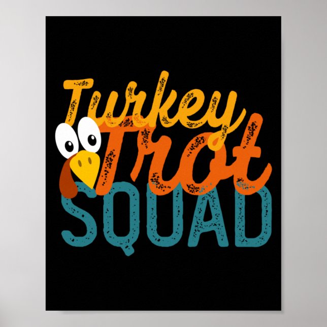Vintage Turkey Trot Squad-framträdande Poster (Framsidan)