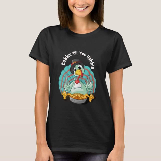 Vintage Turkiet Day Chef T Shirt (Framsida)