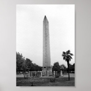 Vintage Turkiet Istanbul Obelisk of Theodosius Poster